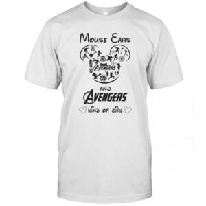 Mouse Ears And Avengers Kind Of Girl T-Shirt